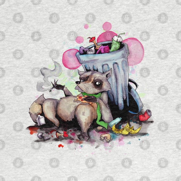 Trash Panda by LVBart